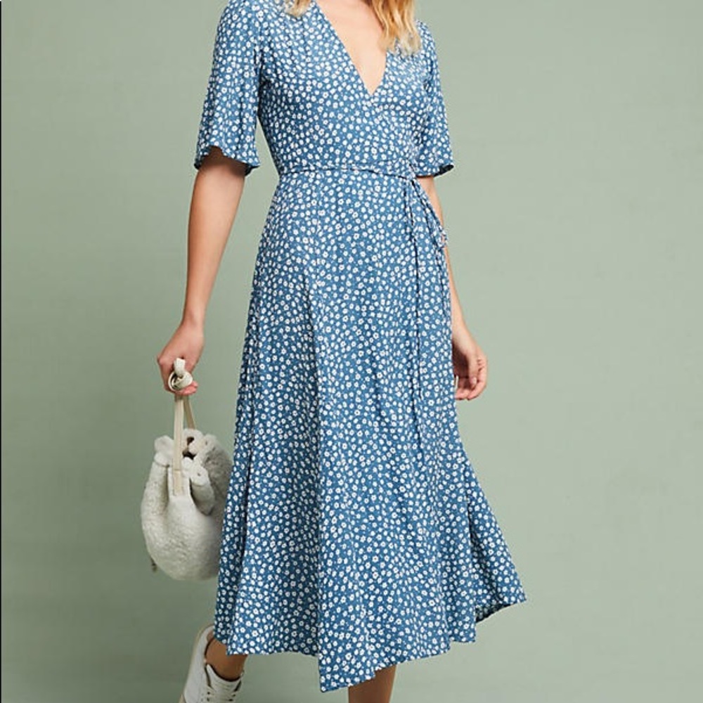 Faithful the Brand Daytime floral wrap dress
